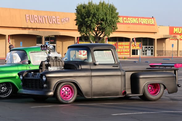 (image for) 55 truck purple